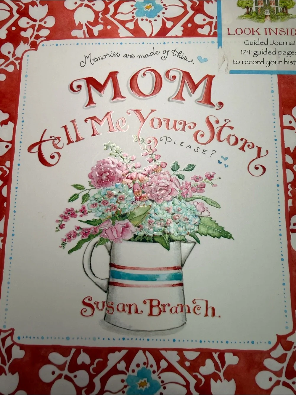 Susan Branch Mom Tell Me Your Story Memory Book Guided Journal Keepsake Gift